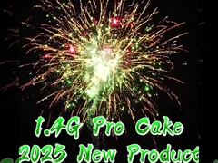 Hot High Quality 200 Schüsse 1000G Kuchenfeuerwerk 1.4 Pro Kuchen Pyrotechnik für den US-Markt 2025