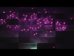 Liuyang Mandarin Kuchen Pyrotechnik 208 Schüsse Professionelle Anzeige Feuerwerk 1,3 g