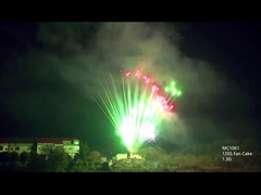 Mandarin-Pyrotechniker Feuerwerk 130 Schüsse zu Weihnachten