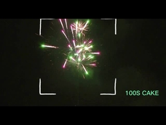 Mandarin Pyrotechnik 100 Schüsse Verbraucherkuchen Feuerwerk im Freien