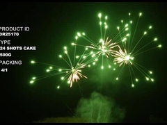 Mandarin Pyrotechnik Verbraucherkuchen Feuerwerk 24 Schüsse 500g Für die Party