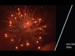 Mandarin 2021 Neue 16 Schüsse 200g Kuchen Feuerwerk für Feierlichkeiten Party