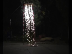 Silber / Gold Farbiges Hochzeitsfest Brunnenfeuerwerk 0.029 CBM