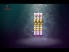 0.039CBM Römische Kerzen Feuerwerk 1 Zoll 5 8 Schuss Kugeln für Geburtstagsfeier