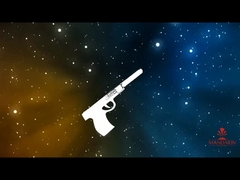 Vier Farbpistolen-Brunnen-Feuerwerks-Handwunderkerze-Brunnen-Gruß für Partei