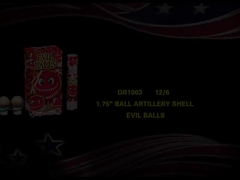 Mini-Kanister-Artillerie-Granaten Feuerwerk 1,75