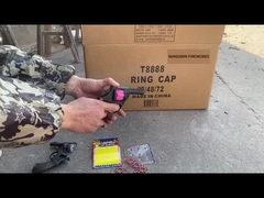 Neuheit Spielzeug Gewehr Feuerwerk, 121 Cowboy Cap 8 Schüsse Plastik Ring Caps