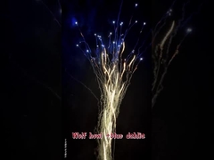 China Großhandel Pyrotechnik Neujahrsfeuerwerk Wolfshulm und blaue Dahlia-Kuchen Feuerwerk Weihnachtsfeuerwerk