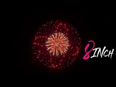 Liuyang Mandarin 1.3G UN0335 Professionelle Display-Schalen Feuerwerk 8 Zoll Mörser Artillerie-Schale