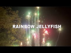 Fabrik Großhandel Sky Shot Bunte Regenbogen Quallen Feuerwerk Neuheit Feuerwerk Sky Shots Feuerwerk