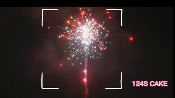 Chinesische Fabrik Großhandel 124 Schüsse Kuchen Feuerwerk Pyrotechnik mit großer Wirkung