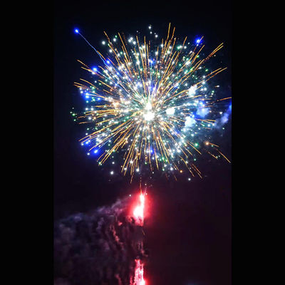 Schuss-chinesische Kuchen-Feuerwerks-Pyrotechnik-Gruß-Kuchen-Feuerwerke 2 Zoll-49 im Freien