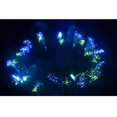 Runde Form 500G 49 Schüsse Kuchenfeuerwerk kundenspezifisches Feuerwerk Kuchenröhre Größe 25x30x225 Gelegenheit Hochzeit