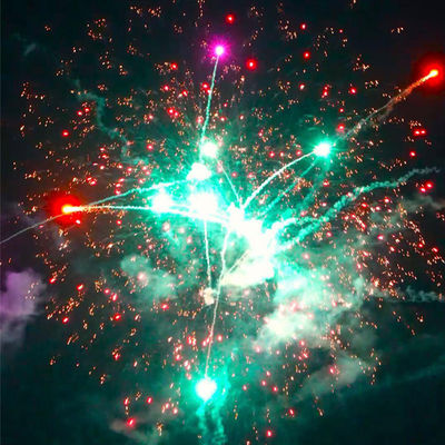 Liuyang 20 Schuss Kuchenfeuerwerk mit 30*36*225 Rohrabmessungen und 235*290*225 Produktabmessungen für sichere Verwendung im Freien