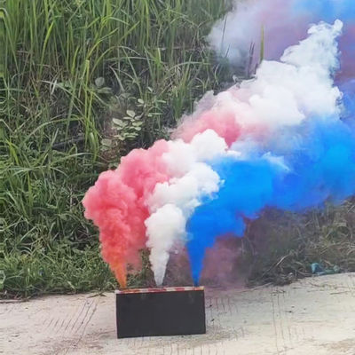 Chinesische Farbrauch Tagesfeuerwerk Dreifarbiger Rauchfeuer Farbbbombe für Sportfotografie