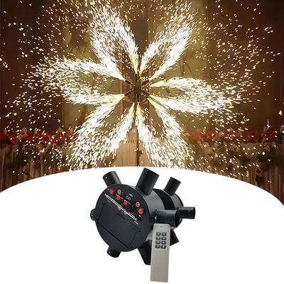 Fernbedienung Kaltbrunnen Doppelräder Elektrische Magische Windmühle Bühnenfeuerwerk Zündgerät Magisches Rad Feuerwerk Feuerwerk Ausrüstung