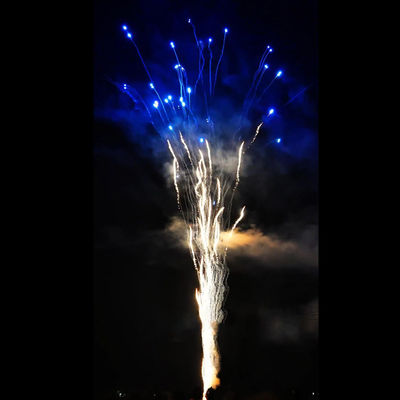 Chinesische Fabrik Großhandel angepasstes Blaues Feuerwerk Pyrotechnik 100 Schüsse 1.4G Verbraucher Heulen Wolf Kuchen Feuerwerk für die Party