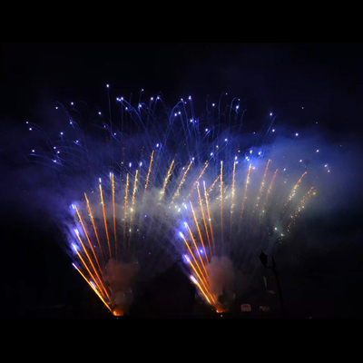 Liuyang Fabrik Mandarin professionelle Anzeige Feuerwerk Kuchen 0,8 Zoll 100 Schüsse Kuchen Feuerwerk 1,3 g Pyrotechnik Vorräte