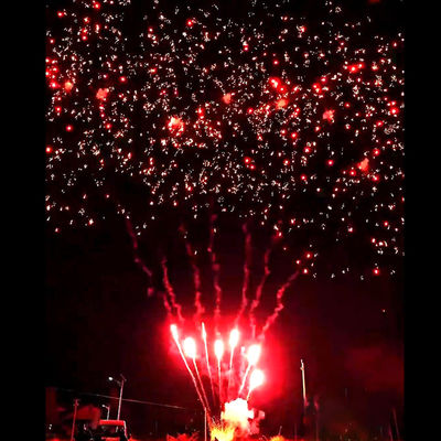 Liuyang Feuerwerksbedarf Mandarin Neu Heiß Feuerwerk 56 Schuss Salut Outdoor Kuchen Batterien Rote Pflaume Feuerwerk Pyrotechnik