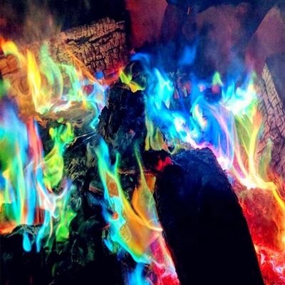 Feuer-Magie-Farbändernde Flammen MSDS mystische für Halloween