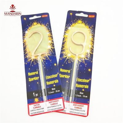 Wholesale Manufacturer Party Club Pyrotechnics Sparkler Number Hand Held Sparklers Indoor Fireworks​