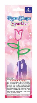 Chinesische 7 Zoll-Feuerwerks-Wunderkerze-Rose Shape Wedding Electric Cold-Wunderkerzen