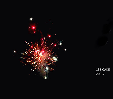 15 Kuchen-Feuerwerke der Schuss-200g von chinesischem pyrotechnischem Liuyang-hoher Qualität mit Spezialeffekten