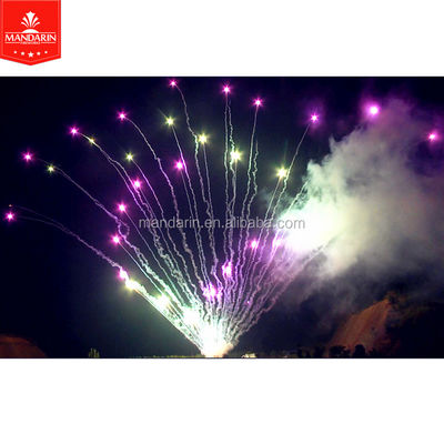 Mandarinen-Pyrotechnik Feux D'Artifice Fuochi D'Artificio 100 Schuss-Feuerwerke backen x-Form Feu D'Artifice zusammen