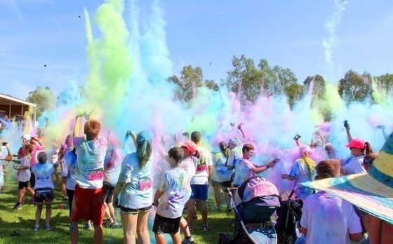 Partei-Popkornmaschine-Konfetti-Kanone, Holi-Pulver-Kanone für Hochzeit