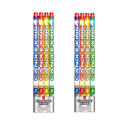 5 Schüsse angepasste römische Kerze Feuerwerk Pyrotechnik mit 0,032 CBM für Feste und Feiern