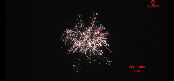 350G 36 Shot Cake Feuerwerk Pyrotechnik mit anpassbaren Effekten für den internationalen Versand