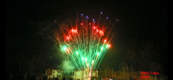 228 Pyrotechnik-Verbraucher-Kuchen-Feuerwerke der Schuss-500G für Feier des Chinesischen Neujahrsfests
