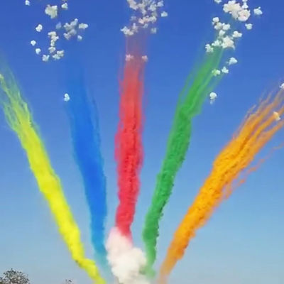 Kundenspezifische Mandarinen-Pyrotechnik-Tagesgruß-Kuchen-Feuerwerke 49 Schüsse