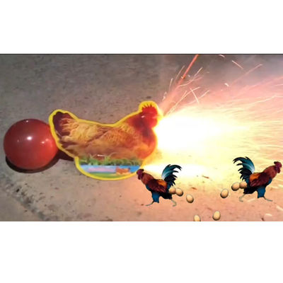 Liuyang-Feuerwerks-Schwan, der Ei-Feuerwerks-Neuheits-lustiges Spielzeug legt